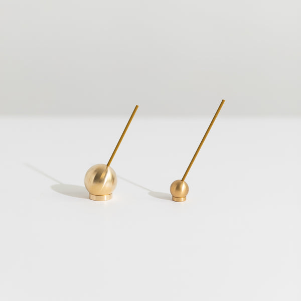 Large Sphere Incense Holder in brass – SHW
