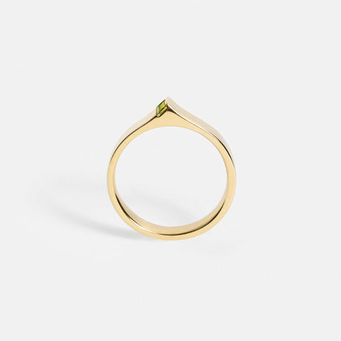 4mm Braga Ring with Peridot