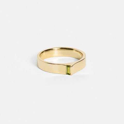 4mm Braga Ring with Peridot