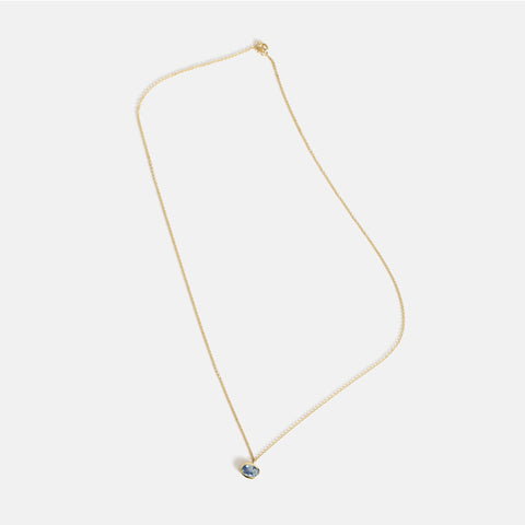 Dana Necklace with Light Blue Sapphire