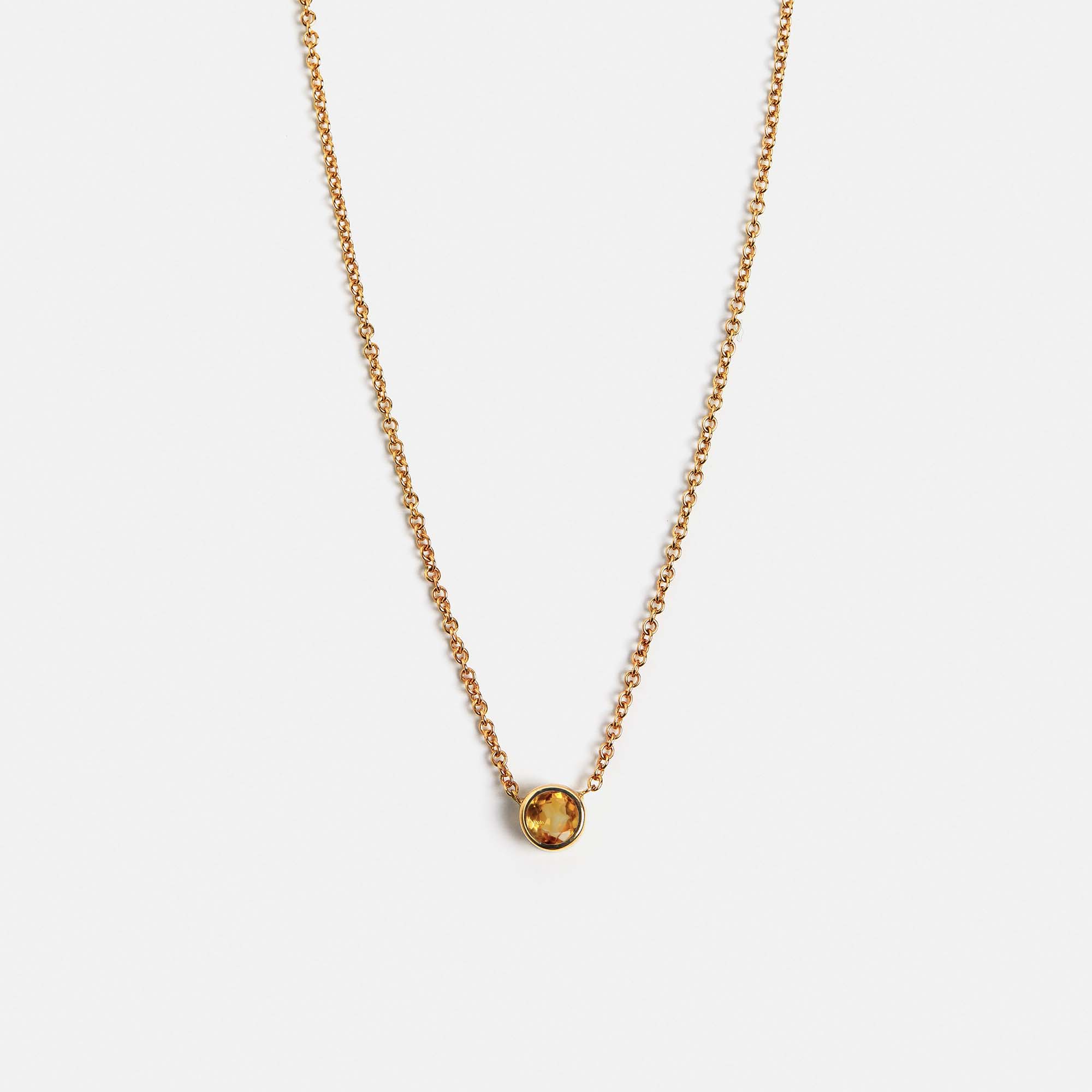 Ginta Necklace with Citrine