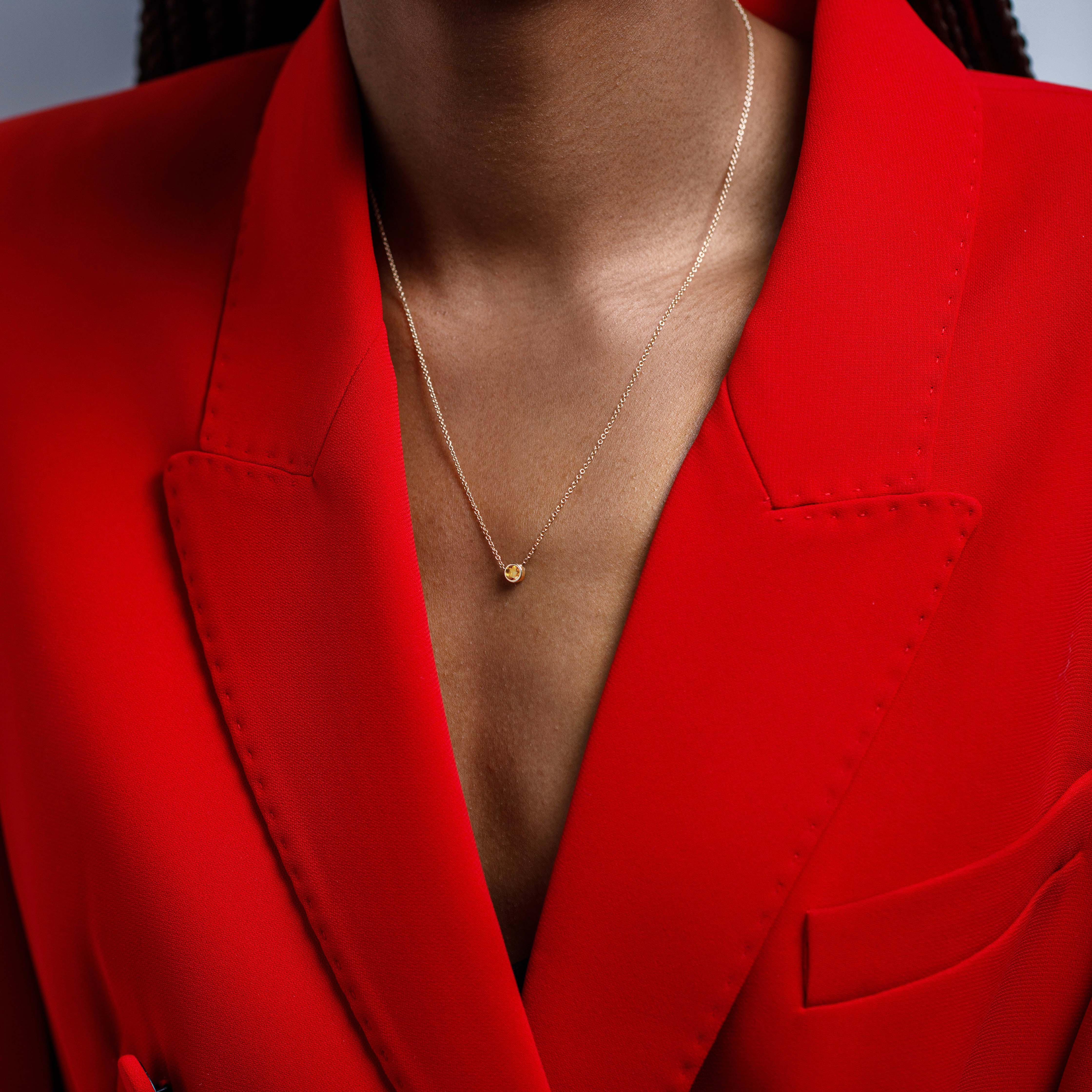 Ginta Necklace with Citrine
