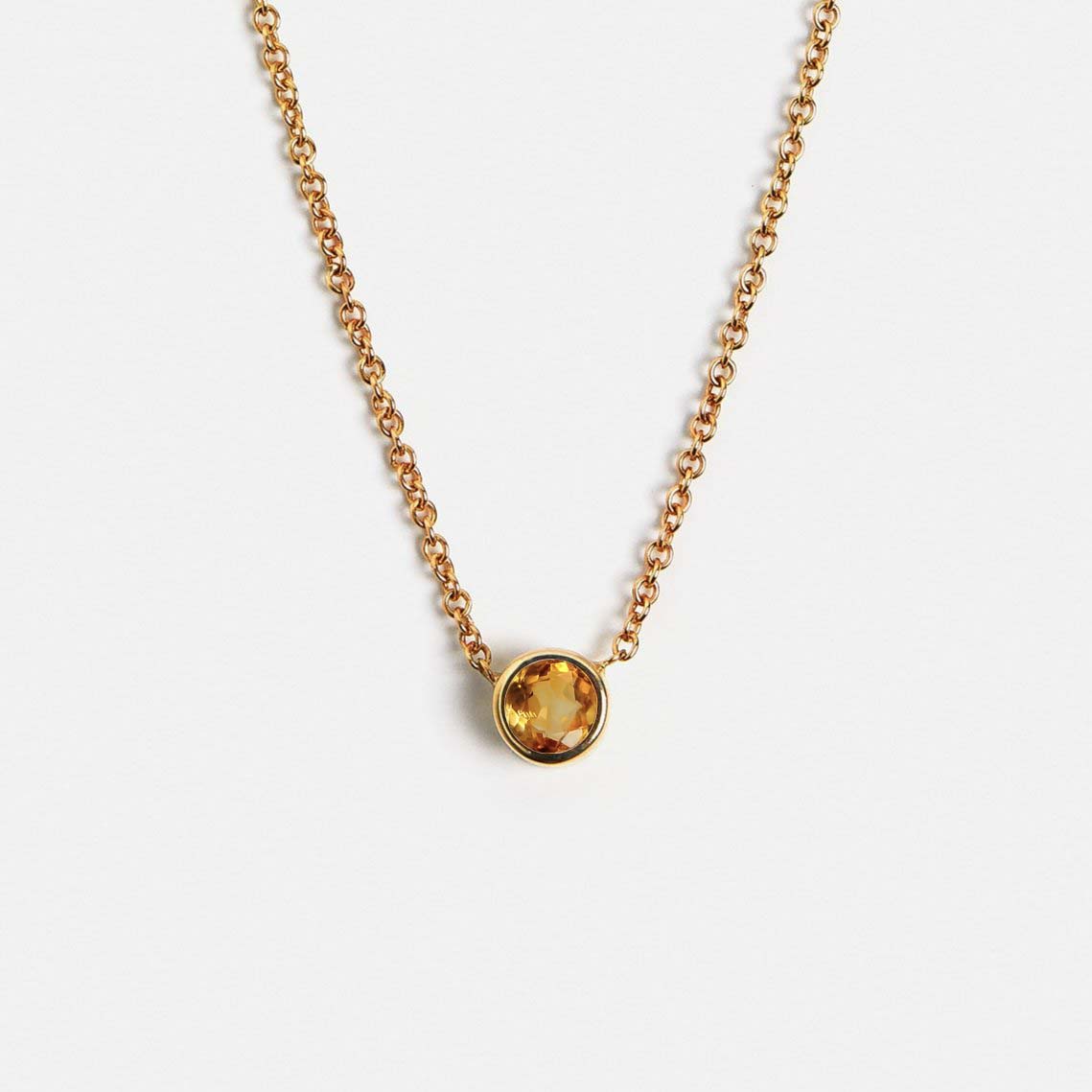 Ginta Necklace with Citrine