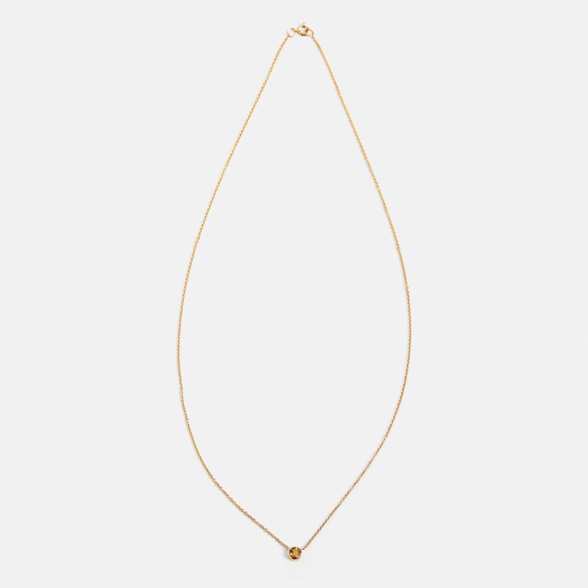 Ginta Necklace with Citrine