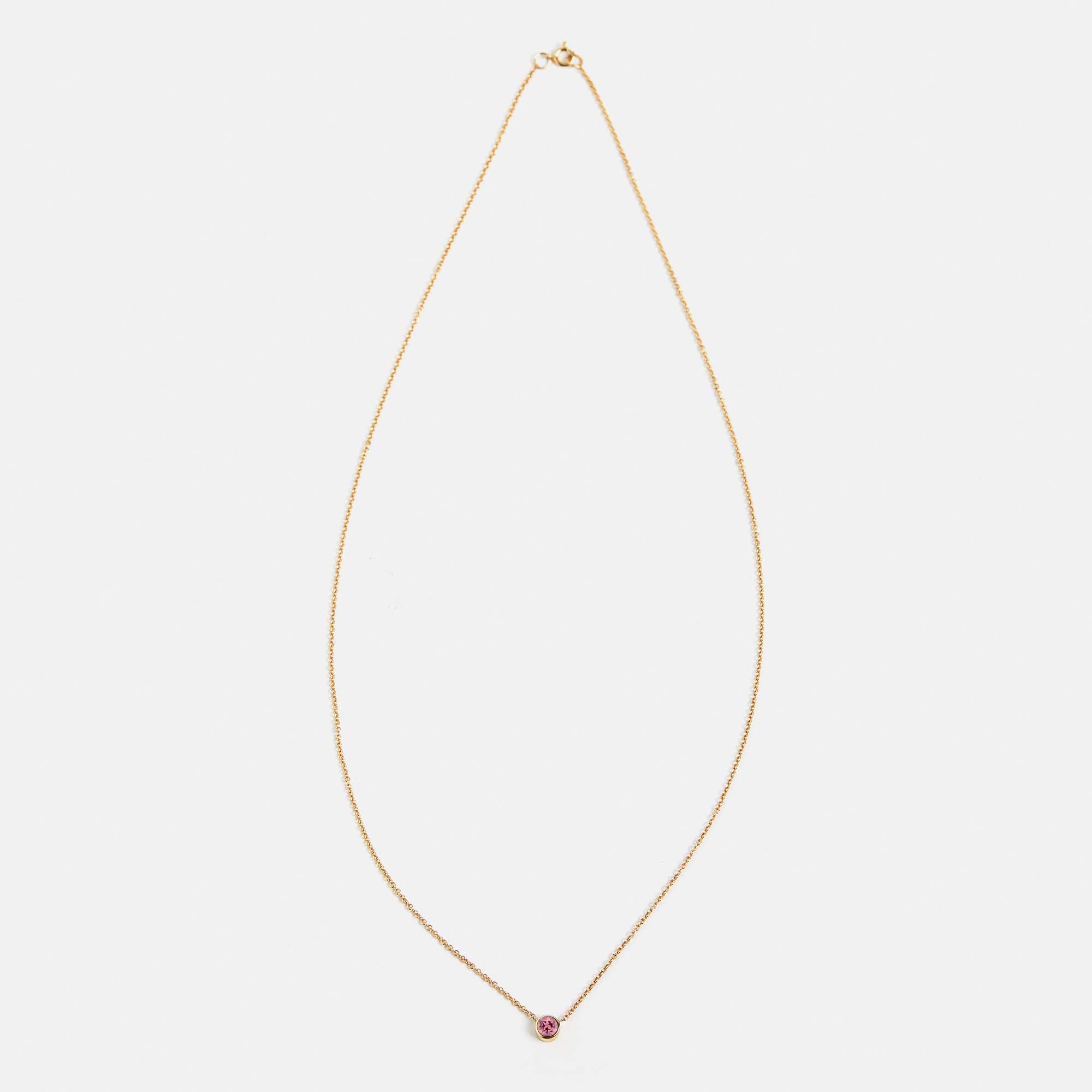 Ginta Necklace with Pink Tourmaline