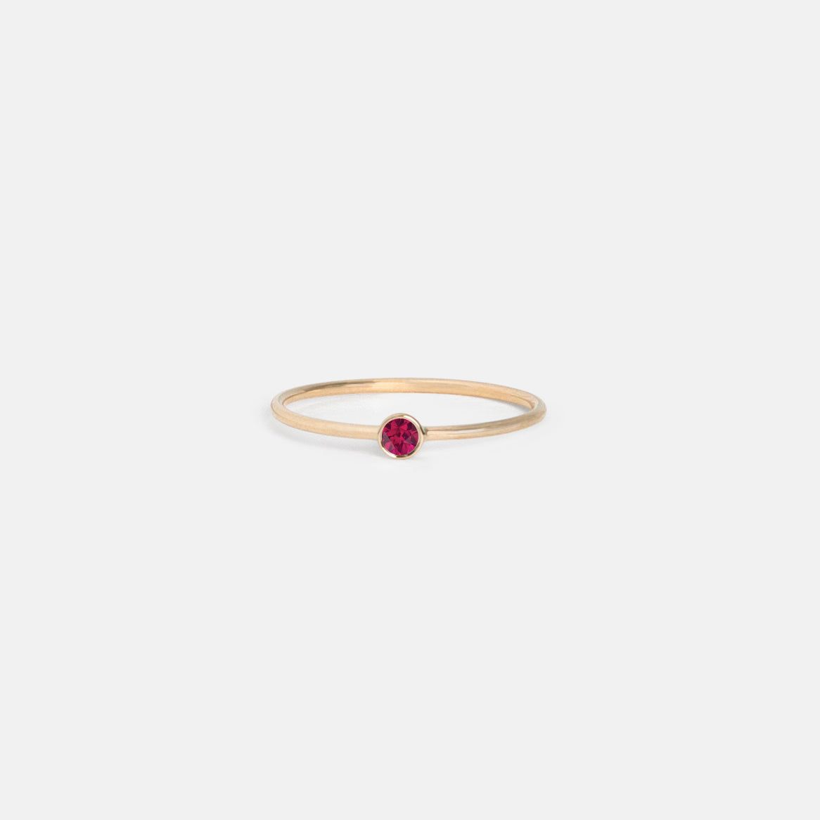 Large Kaya Ring with Ruby