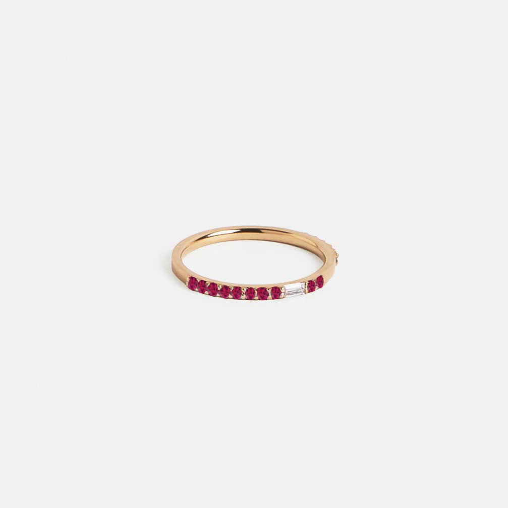 Les Ring with Rubies