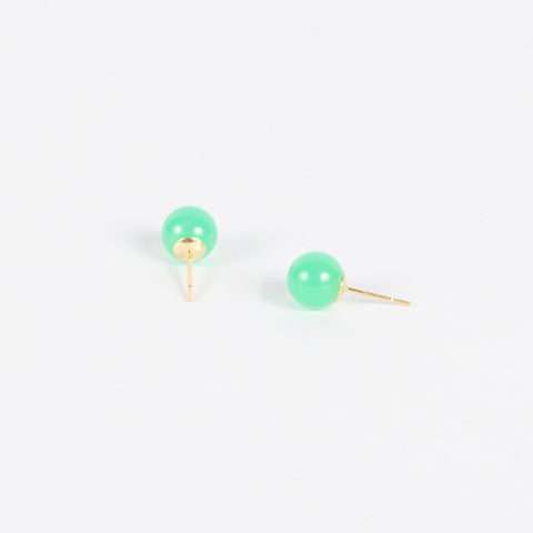 Chalcedony Stud Earrings