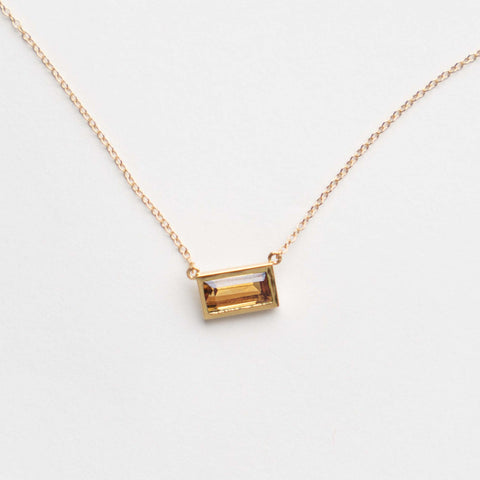 Didi Necklace with Citrine