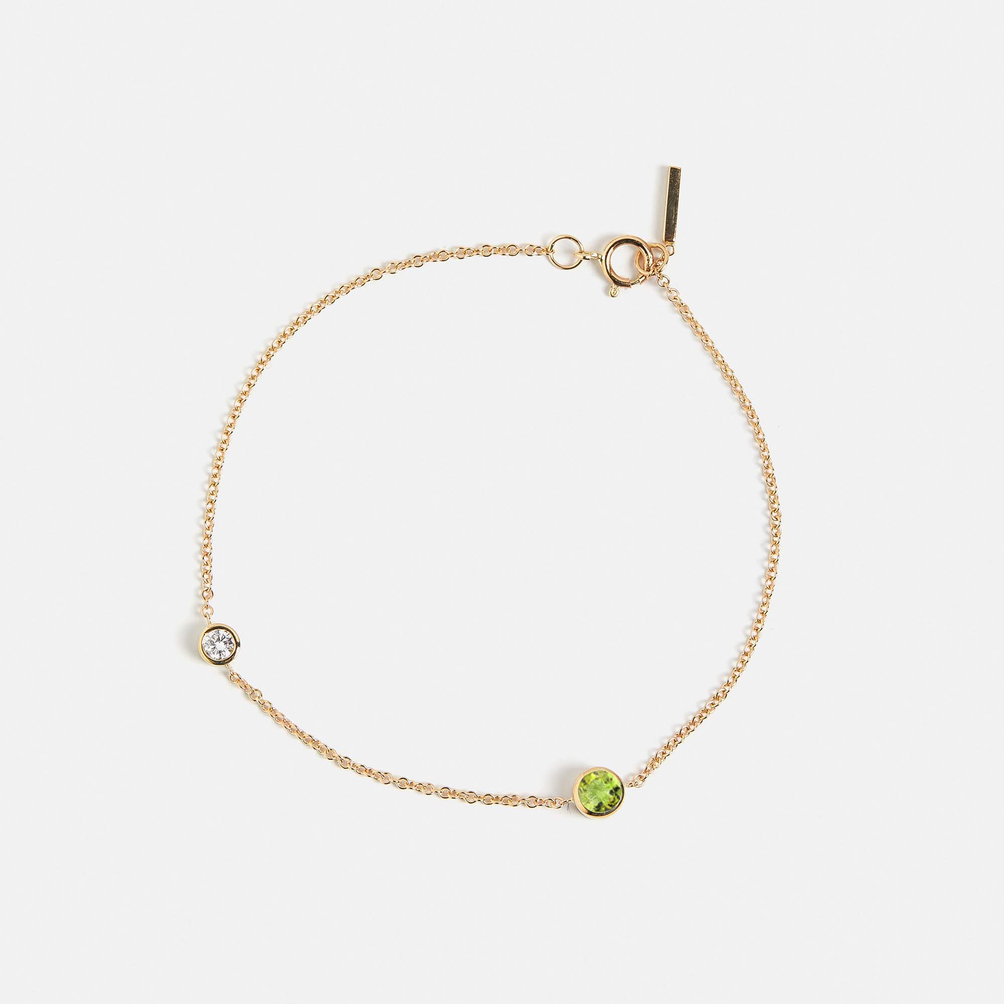 Sena Bracelet with Citrine and Diamond