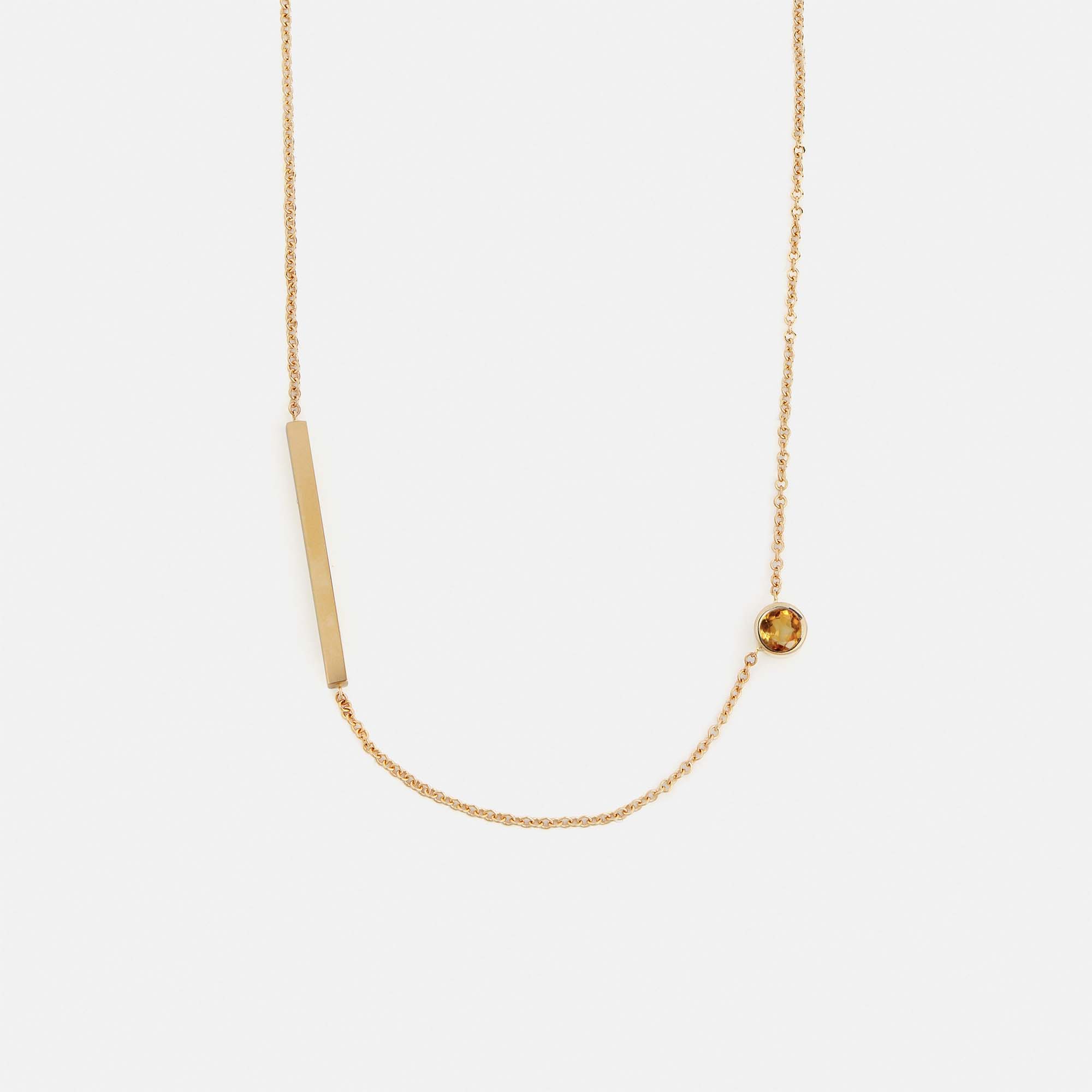 Tali Necklace with Citrine