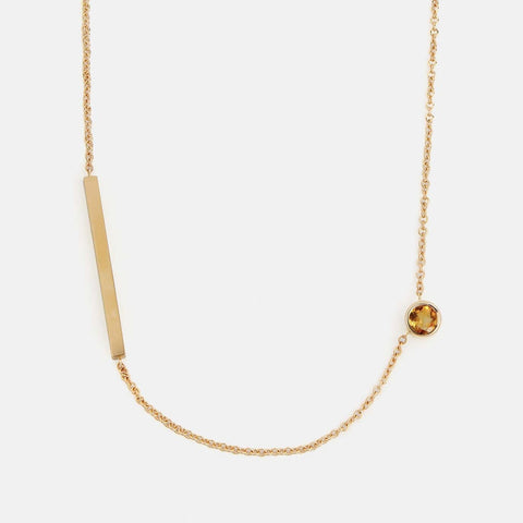 Tali Necklace with Citrine