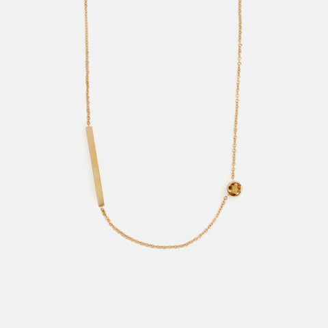 Tali Necklace with Citrine