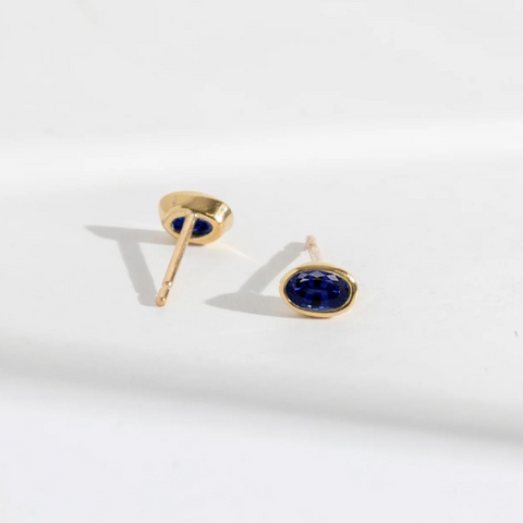 Ana Earrings with Sapphires