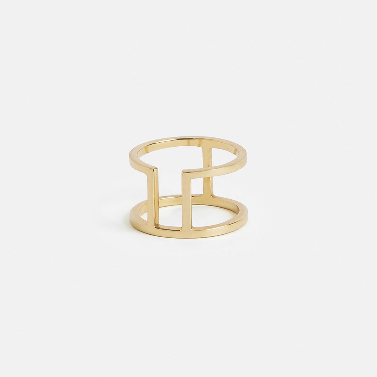 Cote Unisex Ring in 14k Gold by SHW Fine Jewelry New York City