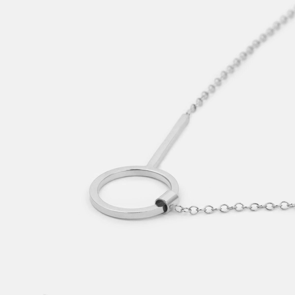Diena Handmade Necklace in 14k White Gold By SHW Fine Jewelry NYC