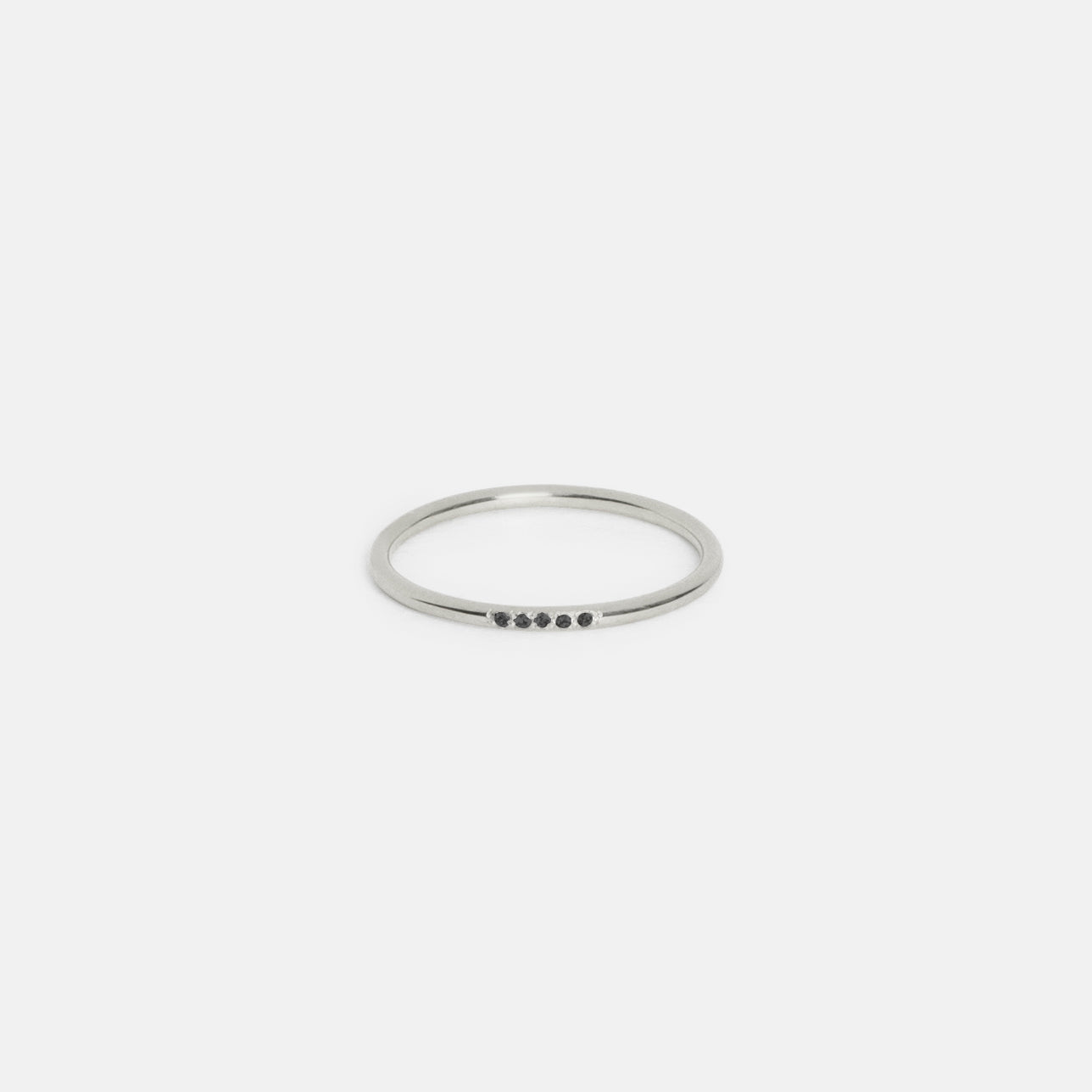 Delicate Pave Customizable Gemstones Designer Ring in Solid 14 karat gold by SHW cool fine jewelry store located in downtown NYC