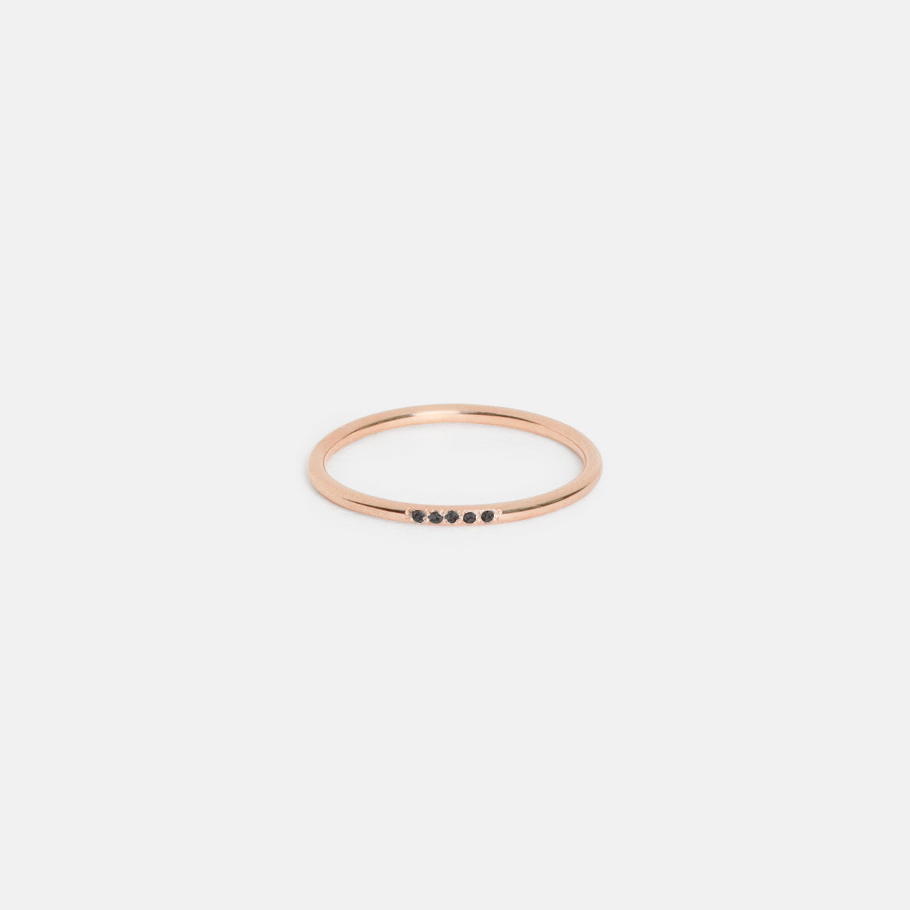 Unique Pave White Diamonds Engagement Band with Round profile in Solid 14, 18 karat gold by SHW famous fine jewelry shop in NYC