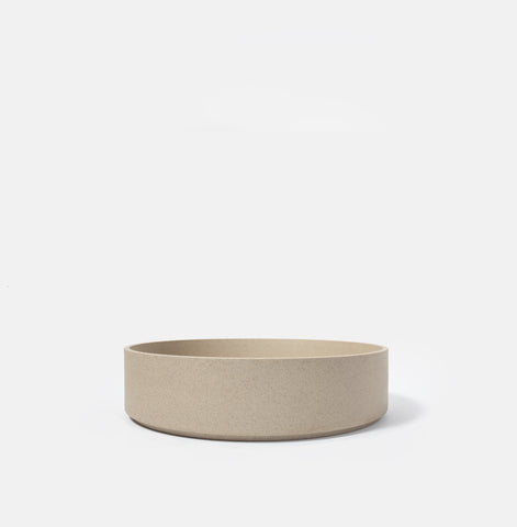 8.5" Cylinder Beige Serving Bowl