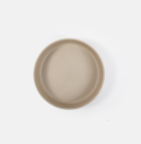 8.5" Cylinder Beige Serving Bowl