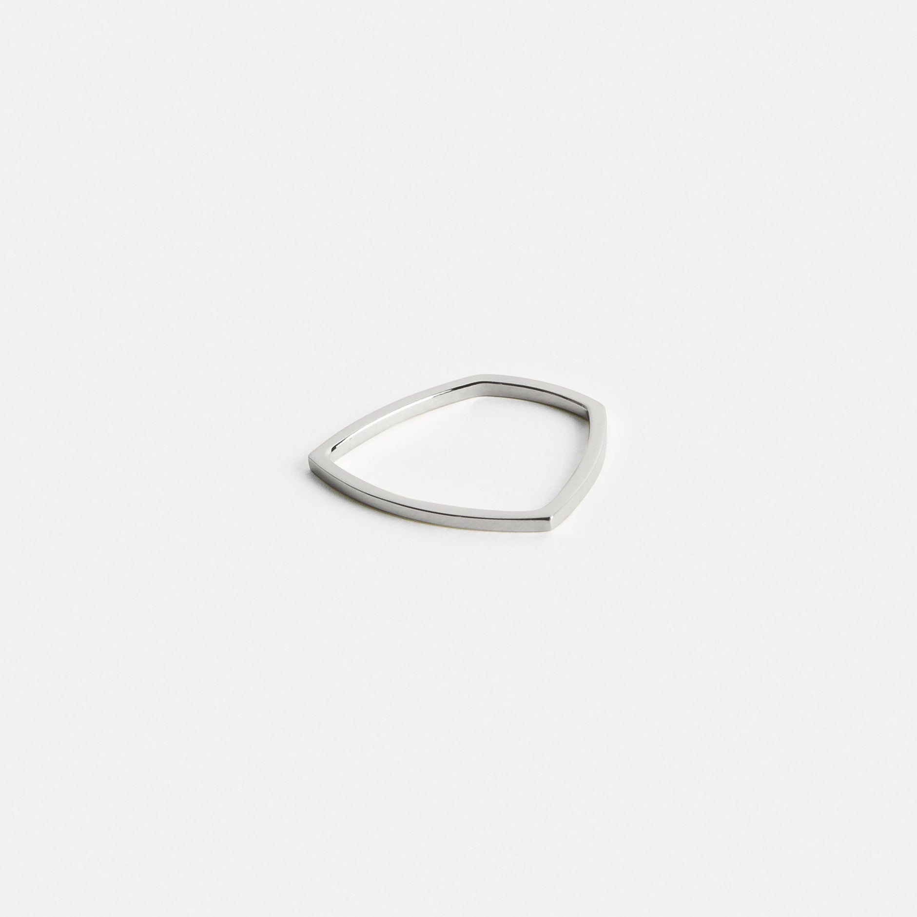 Ilga Designer Ring in 14k White Gold by SHW Fine Jewelry in NYC