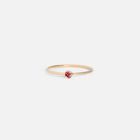 Large Kaya Ring in 14k Gold set with Ruby by SHW Fine Jewelry