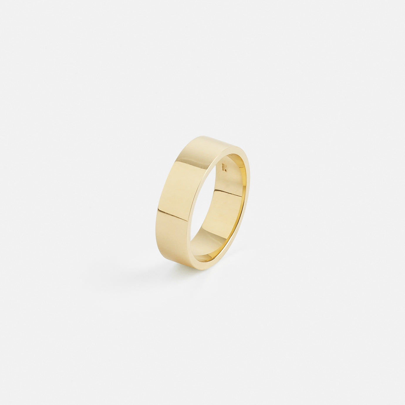 Eldi Unisex Ring in 14k Gold By SHW Fine Jewelry NYC