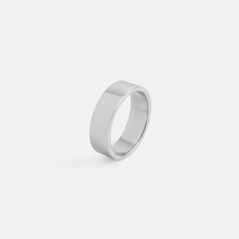 Eldi Unisex Ring in Platinum By SHW Fine Jewelry New York City