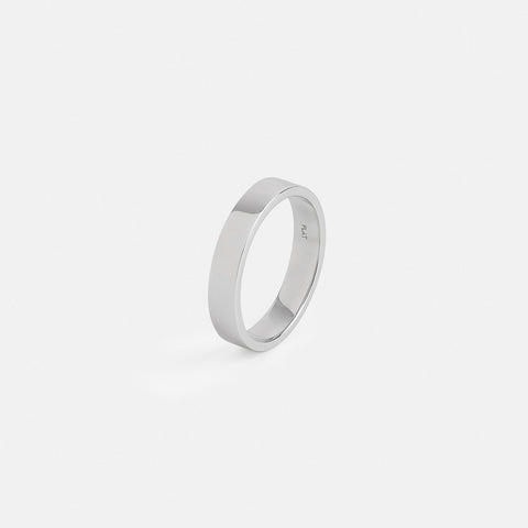 Eldo Plain Ring in Platinum By SHW Fine Jewelry NYC