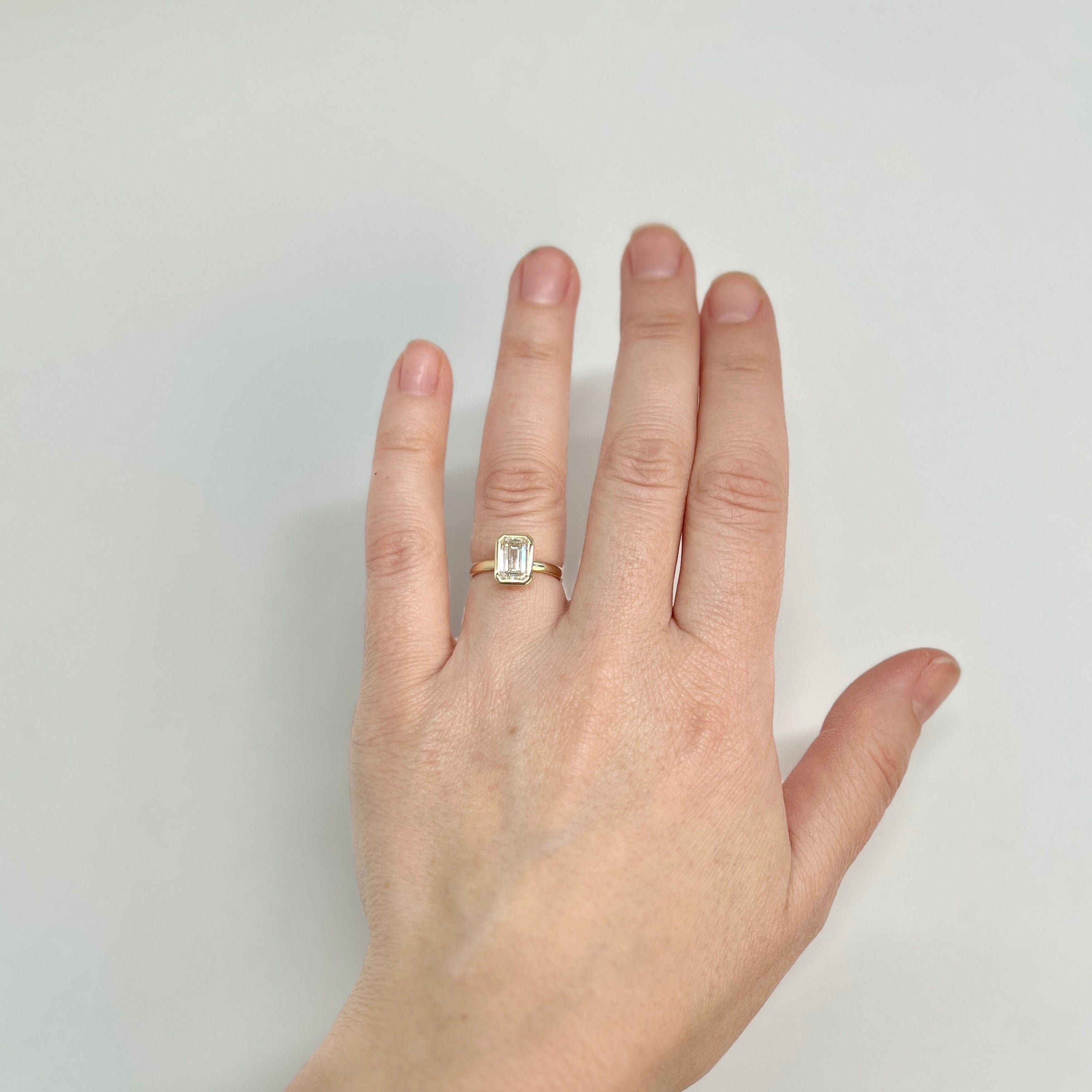Aubra Ring with 1.50ct Lab-grown Diamond in Gold