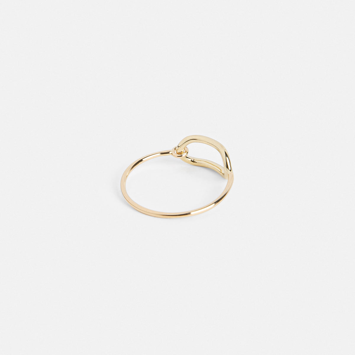 Vel Thin Ring in 14k Gold by SHW Fine Jewelry