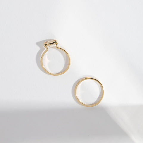 2mm Simple Domed Band in 14k Gold By SHW Fine Jewelry NYC