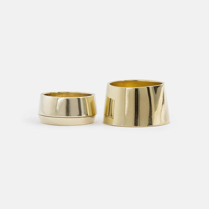 Tava Plain Ring in 14k Gold By SHW Fine Jewelry NYC