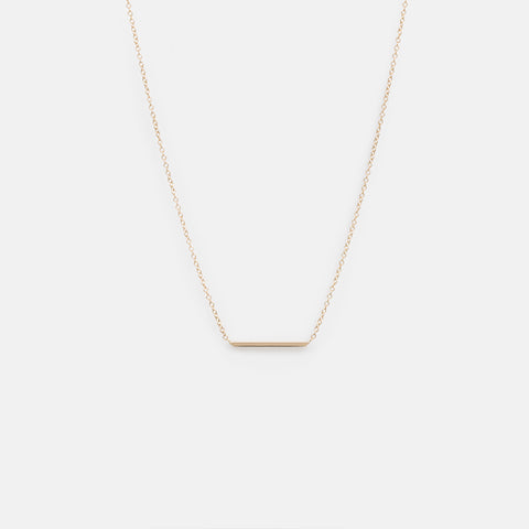 Cool Vati Necklace in 14k Yellow Gold by SHW Fine Jewelry Made in NYC